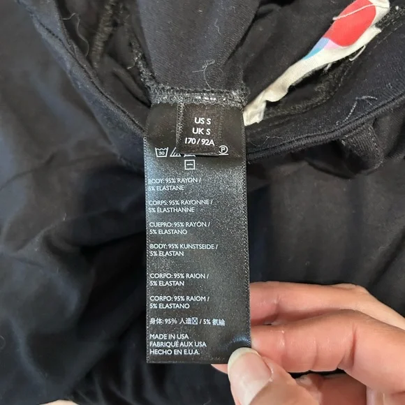 Free people beach Black jumpsuit